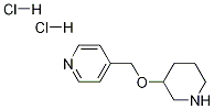 4-(Piperidin-3-yloxyMethyl)-pyridine dihydrochloride Struktur