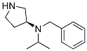 Benzyl-isopropyl-(S)-pyrrolidin-3-yl-aMine Struktur