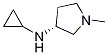 Cyclopropyl-((R)-1-Methyl-pyrrolidin-3-yl)-aMine Struktur