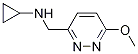 Cyclopropyl-(6-Methoxy-pyridazin-3-ylMethyl)-aMine Struktur