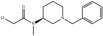 N-((S)-1-Benzyl-piperidin-3-yl)-2-chloro-N-Methyl-acetaMide Struktur