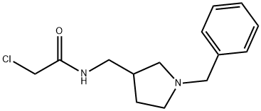 N-(1-Benzyl-pyrrolidin-3-ylMethyl)-2-chloro-acetaMide Struktur