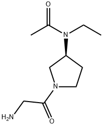 N-[(S)-1-(2-AMino-acetyl)-pyrrolidin-3-yl]-N-ethyl-acetaMide Struktur