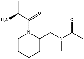 N-[1-((S)-2-AMino-propionyl)-piperidin-2-ylMethyl]-N-Methyl-acetaMide Struktur