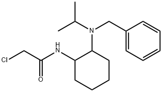 N-[2-(Benzyl-isopropyl-aMino)-cyclohexyl]-2-chloro-acetaMide Struktur