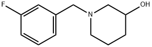 1-(3-fluorobenzyl)piperidin-3-ol Struktur