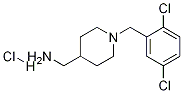 [1-(2,5-Dichloro-benzyl)-piperidin-4-yl]-methyl-amine hydrochloride Struktur