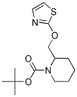 2-(Thiazol-2-yloxymethyl)-piperidine-1-carboxylic acid tert-butyl ester Struktur