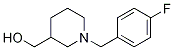 [1-(4-Fluoro-benzyl)-piperidin-3-yl]-methanol Struktur