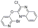 2-(2-Bromo-pyridin-3-yloxy)-3-chloro-quinoxaline Struktur