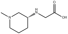 ((R)-1-Methyl-piperidin-3-ylaMino)-acetic acid Struktur