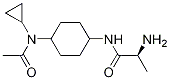 (1R,4R)-(S)-N-[4-(Acetyl-cyclopropyl-aMino)-cyclohexyl]-2-aMino-propionaMide Struktur