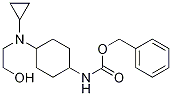 (1R,4R)-{4-[Cyclopropyl-(2-hydroxy-ethyl)-aMino]-cyclohexyl}-carbaMic acid benzyl ester Struktur