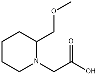 (2-MethoxyMethyl-piperidin-1-yl)-acetic acid Struktur