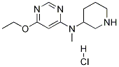 (6-Ethoxy-pyriMidin-4-yl)-Methyl-piperidin-3-yl-aMine hydrochloride Struktur