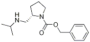 (S)-2-(IsopropylaMino-Methyl)-pyrrolidine-1-carboxylic acid benzyl ester Struktur