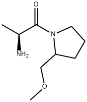 (S)-2-AMino-1-(2-MethoxyMethyl-pyrrolidin-1-yl)-propan-1-one Struktur