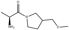 (S)-2-AMino-1-(3-MethoxyMethyl-pyrrolidin-1-yl)-propan-1-one Struktur