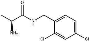 (S)-2-AMino-N-(2,4-dichloro-benzyl)-propionaMide Struktur