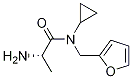 (S)-2-AMino-N-cyclopropyl-N-furan-2-ylMethyl-propionaMide Struktur