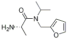 (S)-2-AMino-N-furan-2-ylMethyl-N-isopropyl-propionaMide Struktur