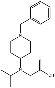 [(1-Benzyl-piperidin-4-yl)-isopropyl-aMino]-acetic acid Struktur