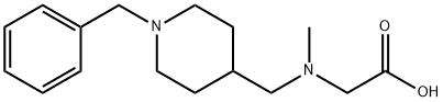 [(1-Benzyl-piperidin-4-ylMethyl)-Methyl-aMino]-acetic acid Struktur