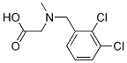 [(2,3-Dichloro-benzyl)-Methyl-aMino]-acetic acid Struktur