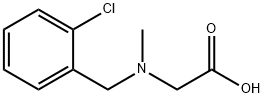 [(2-Chloro-benzyl)-Methyl-aMino]-acetic acid Struktur