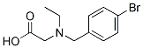 [(4-BroMo-benzyl)-ethyl-aMino]-acetic acid Struktur