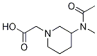 [3-(Acetyl-Methyl-aMino)-piperidin-1-yl]-acetic acid Struktur