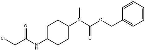 [4-(2-Chloro-acetylaMino)-cyclohexyl]-Methyl-carbaMic acid benzyl ester Struktur