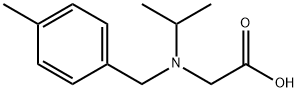 [Isopropyl-(4-Methyl-benzyl)-aMino]-acetic acid Struktur