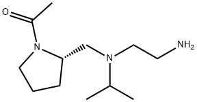 1-((S)-2-{[(2-AMino-ethyl)-isopropyl-aMino]-Methyl}-pyrrolidin-1-yl)-ethanone Struktur