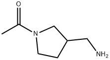 1-(3-AMinoMethyl-pyrrolidin-1-yl)-ethanone Struktur