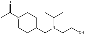 1-(4-{[(2-Hydroxy-ethyl)-isopropyl-aMino]-Methyl}-piperidin-1-yl)-ethanone Struktur