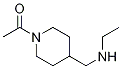 1-(4-EthylaMinoMethyl-piperidin-1-yl)-ethanone Struktur