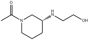 1-[(R)-3-(2-Hydroxy-ethylaMino)-piperidin-1-yl]-ethanone Struktur