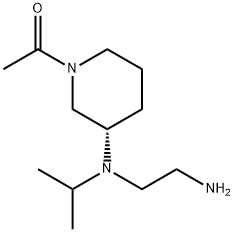 1-{(S)-3-[(2-AMino-ethyl)-isopropyl-aMino]-piperidin-1-yl}-ethanone Struktur