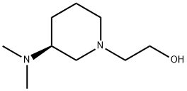 2-((S)-3-DiMethylaMino-piperidin-1-yl)-ethanol Struktur