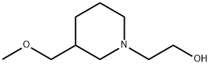 2-(3-MethoxyMethyl-piperidin-1-yl)-ethanol Struktur