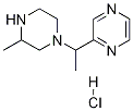 2-[1-(3-Methyl-piperazin-1-yl)-ethyl]-pyrazine hydrochloride Struktur