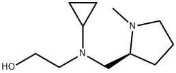 2-[Cyclopropyl-((S)-1-Methyl-pyrrolidin-2-ylMethyl)-aMino]-ethanol Struktur