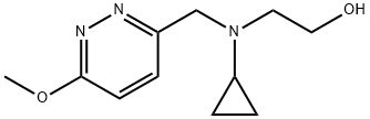 2-[Cyclopropyl-(6-Methoxy-pyridazin-3-ylMethyl)-aMino]-ethanol Struktur