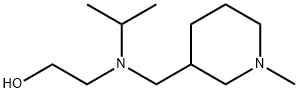 2-[Isopropyl-(1-Methyl-piperidin-3-ylMethyl)-aMino]-ethanol Struktur