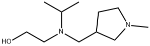 2-[Isopropyl-(1-Methyl-pyrrolidin-3-ylMethyl)-aMino]-ethanol Struktur