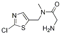 2-AMino-N-(2-chloro-thiazol-5-ylMethyl)-N-Methyl-acetaMide Struktur