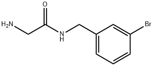 2-AMino-N-(3-broMo-benzyl)-acetaMide Struktur