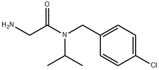 2-AMino-N-(4-chloro-benzyl)-N-isopropyl-acetaMide Struktur