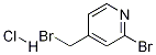2-broMo-4-(broMoMethyl)pyridine hydrochloride Struktur